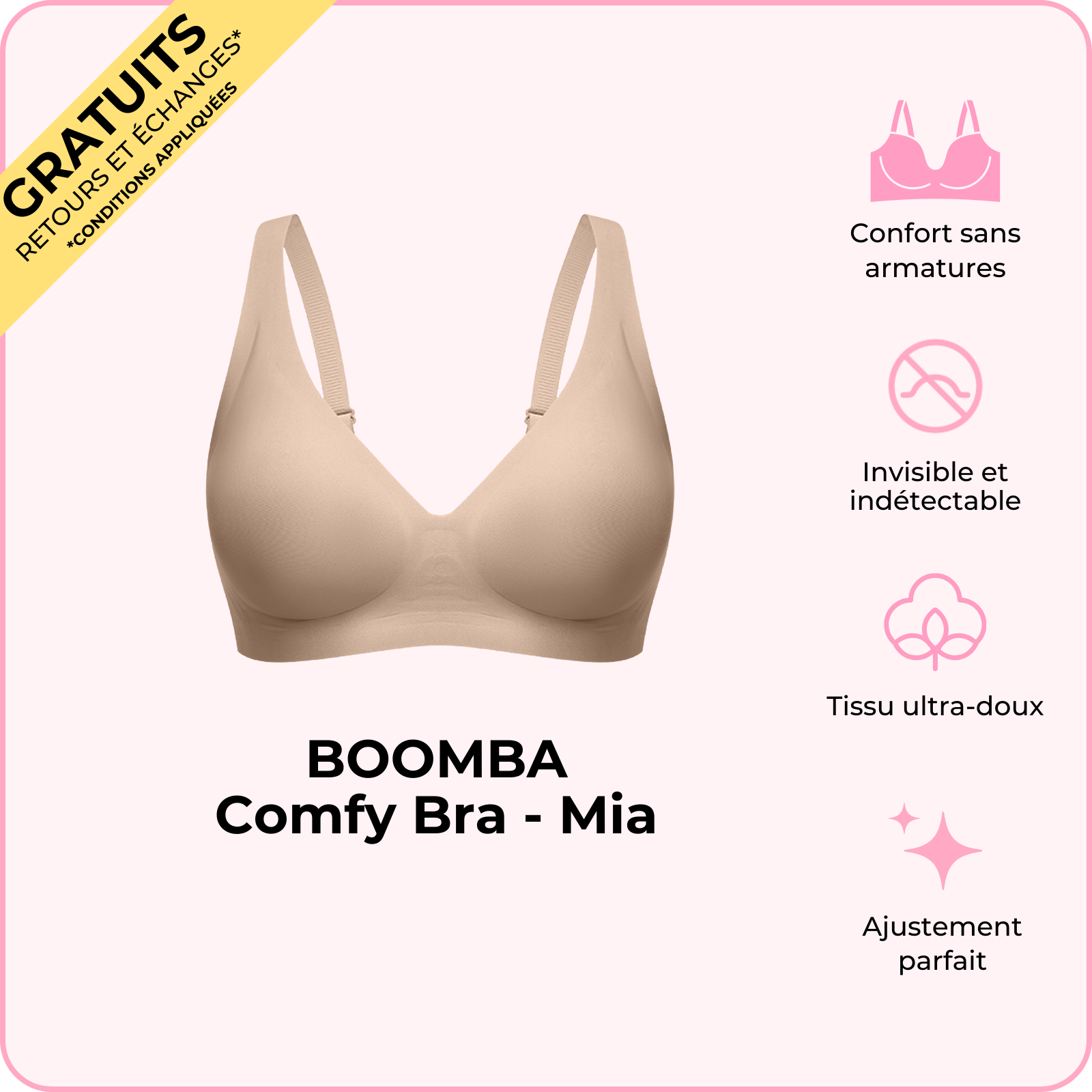 BOOMBA Comfy Bra - Mia