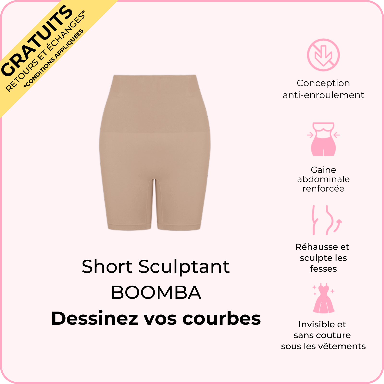 Short Sculptant BOOMBA