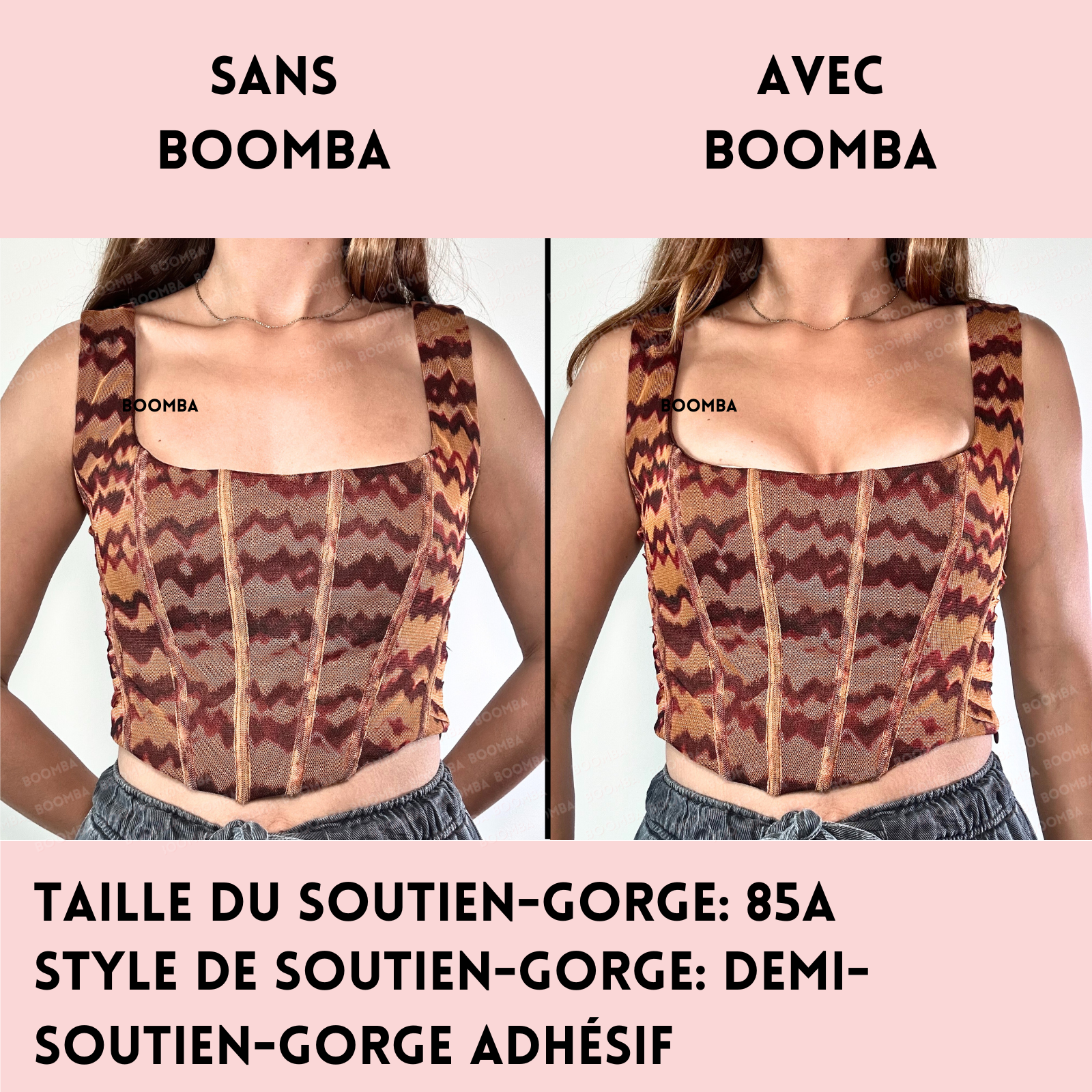 BOOMBA® Demi-soutien-gorge adhésif