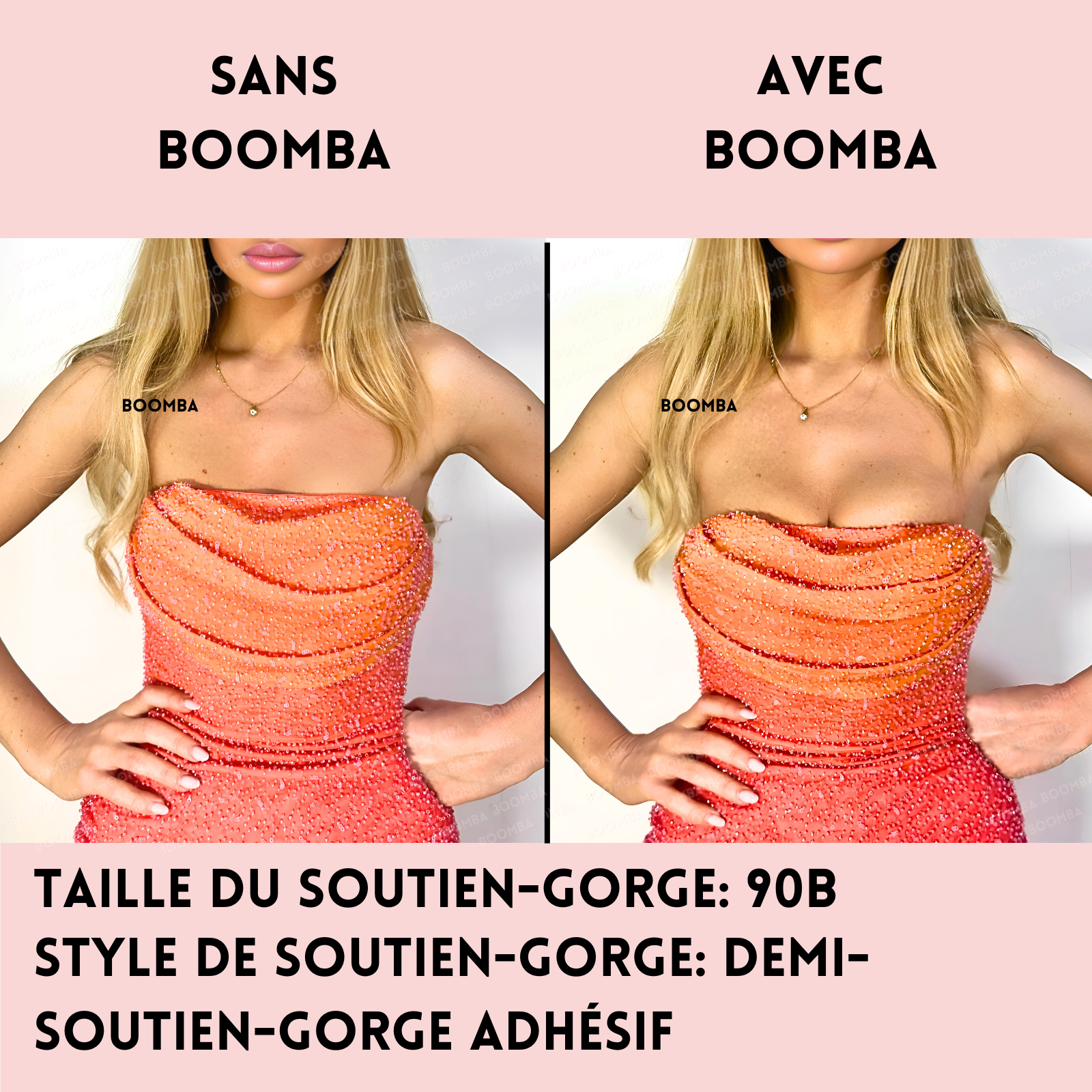 BOOMBA® Demi-soutien-gorge adhésif
