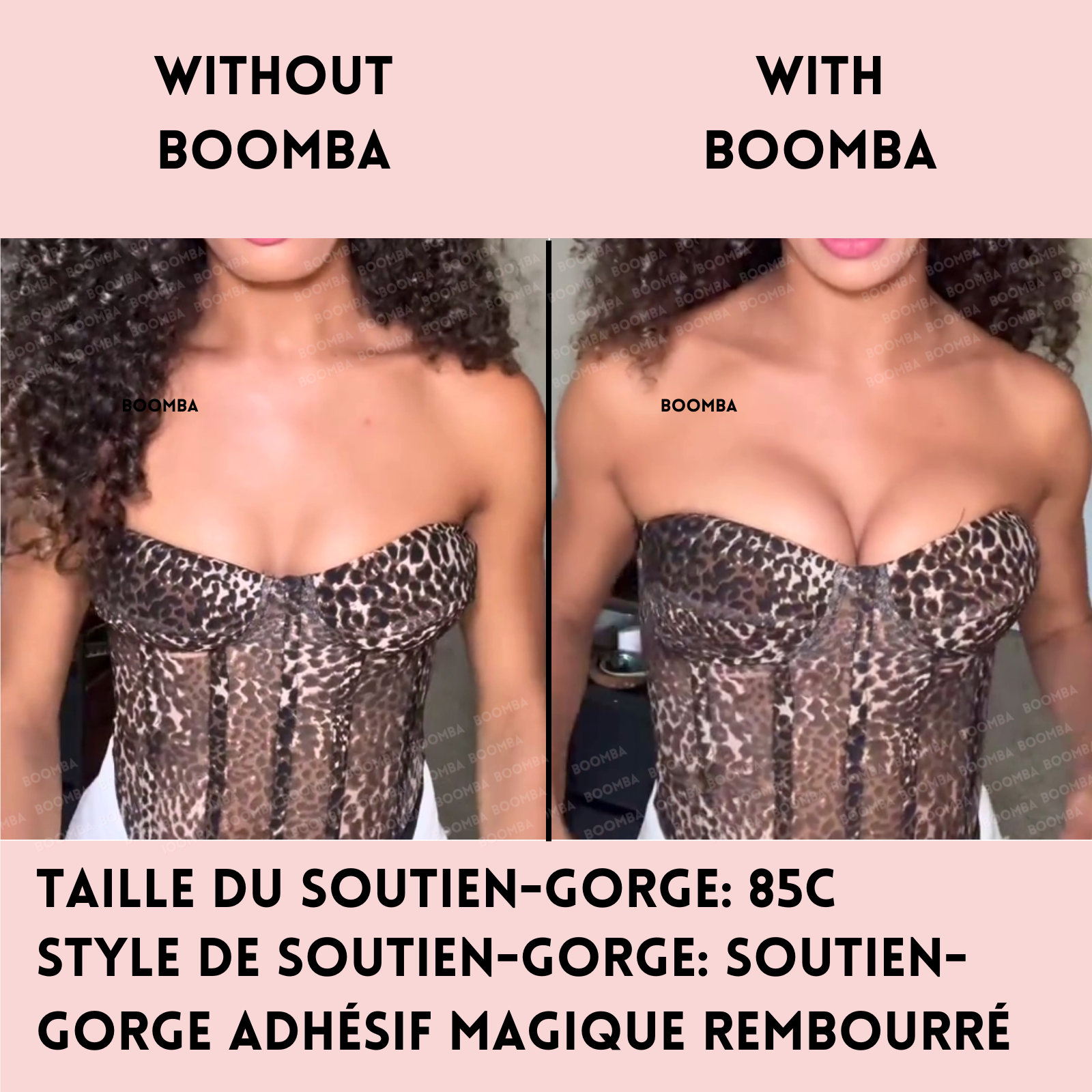 Soutien-gorge adhésif magique rembourré