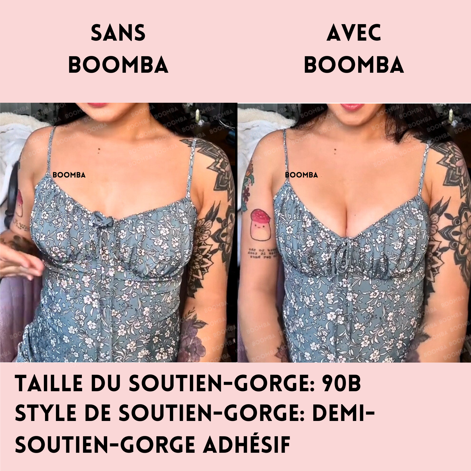 BOOMBA® Demi-soutien-gorge adhésif