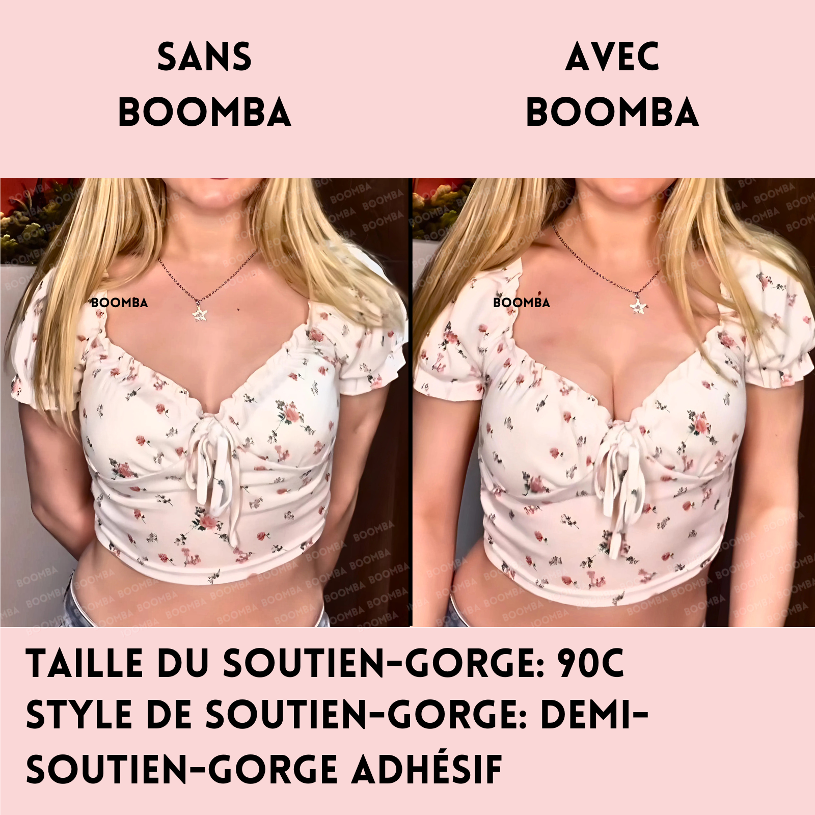 BOOMBA® Demi-soutien-gorge adhésif