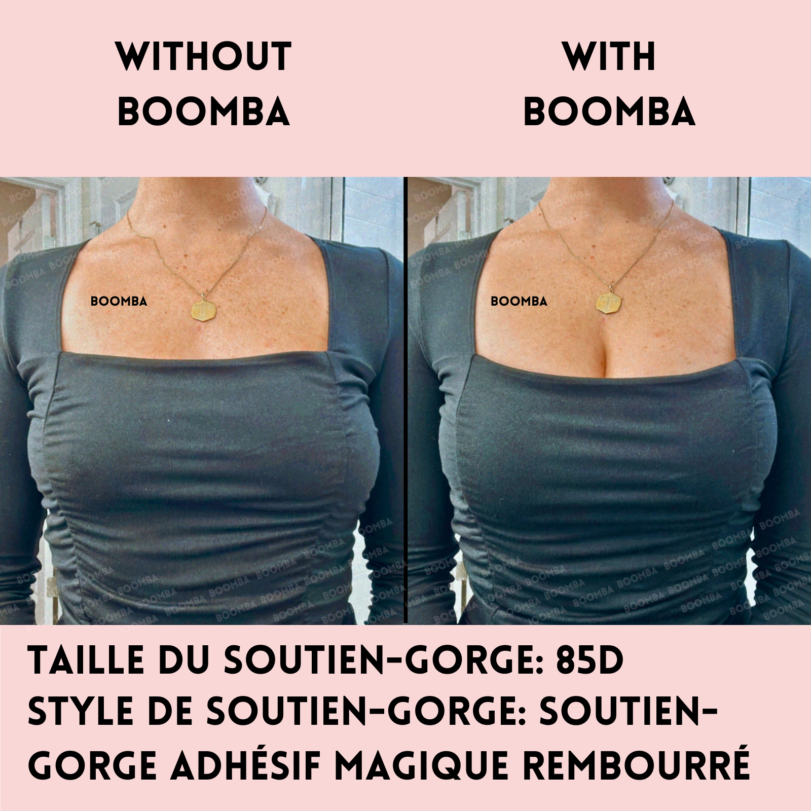 Soutien-gorge adhésif magique rembourré