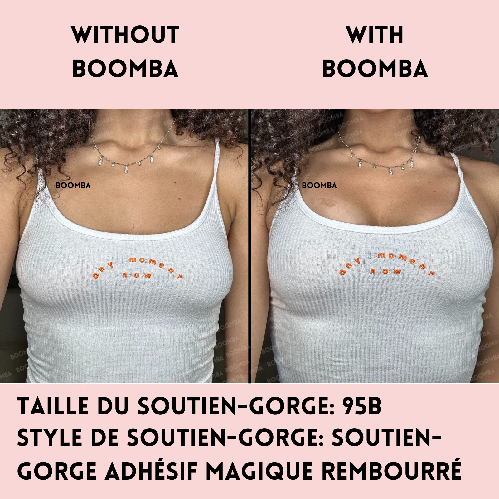 Soutien-gorge adhésif magique rembourré