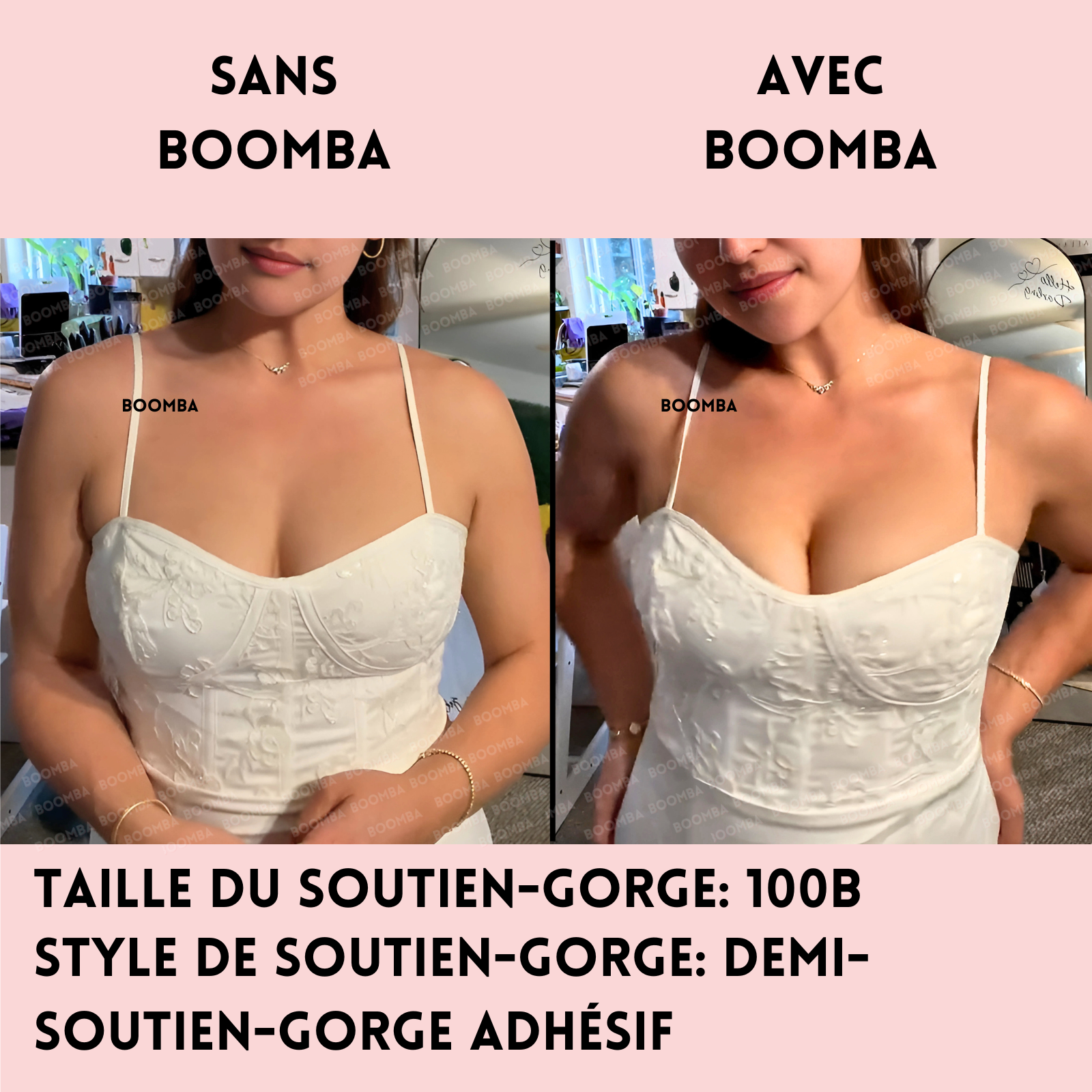 BOOMBA® Demi-soutien-gorge adhésif