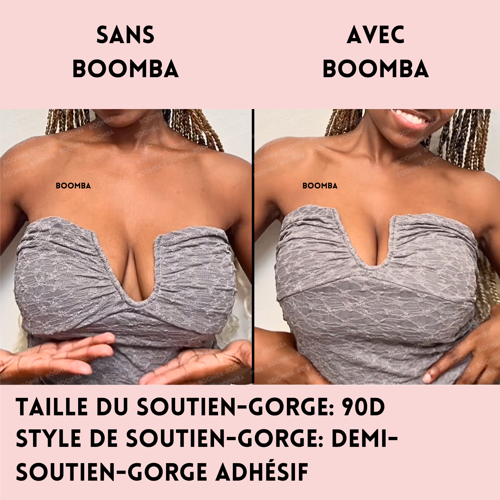 BOOMBA® Demi-soutien-gorge adhésif