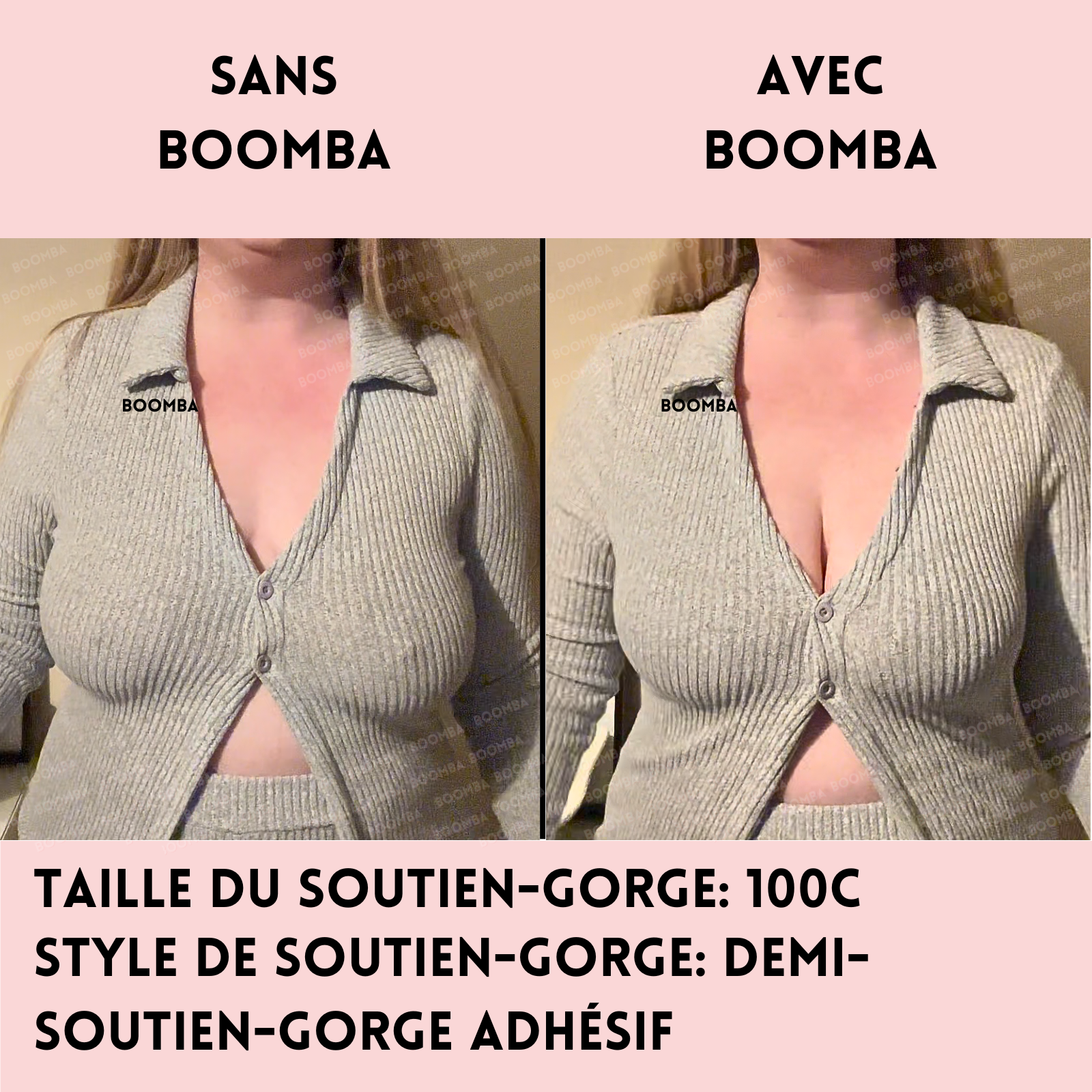 BOOMBA® Demi-soutien-gorge adhésif
