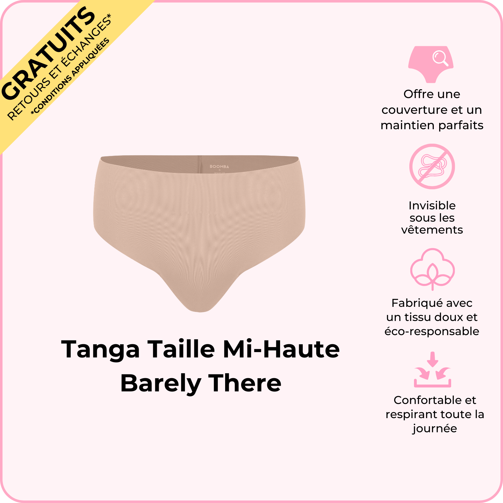 Tanga Taille Mi-Haute Barely There