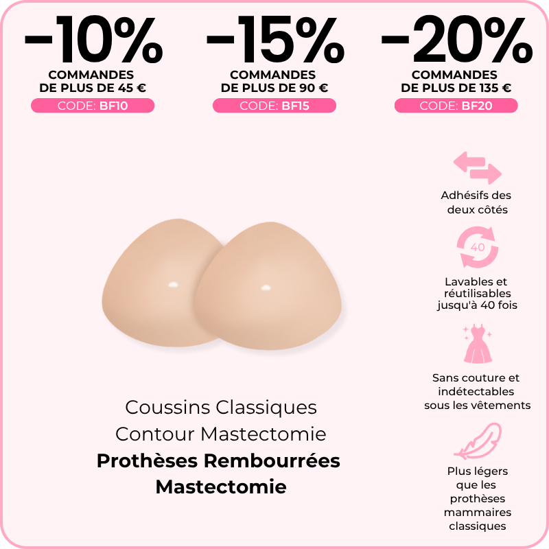 Coussins Classiques Contour Mastectomie
