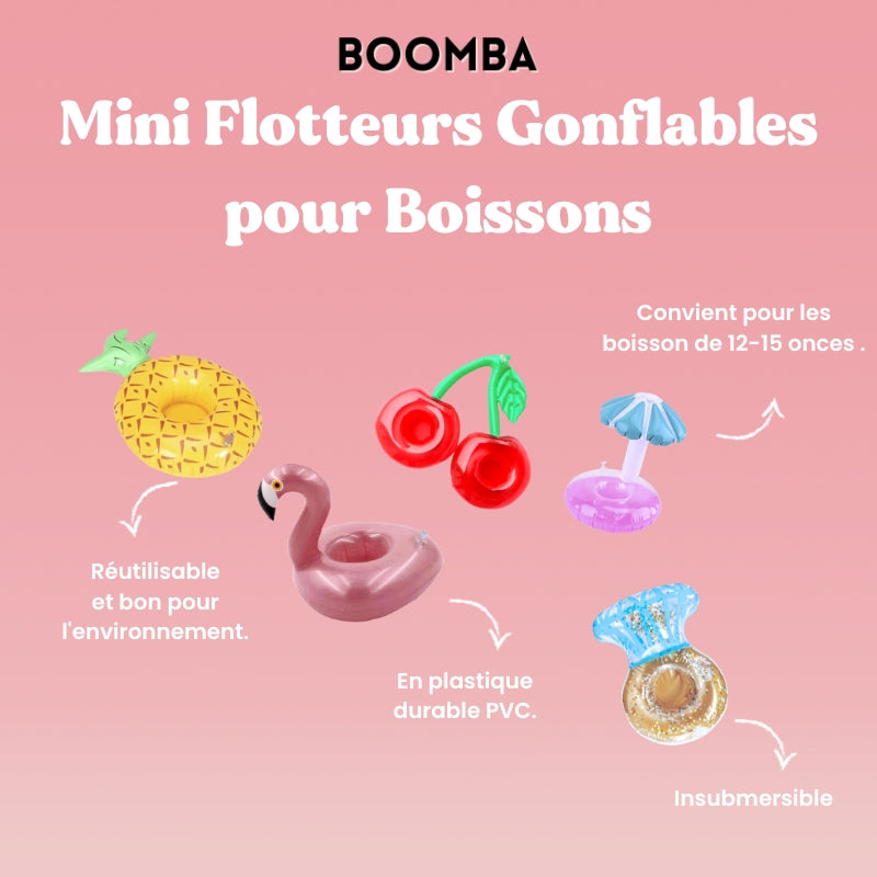 Mini Flotteurs Gonflables pour Boissons