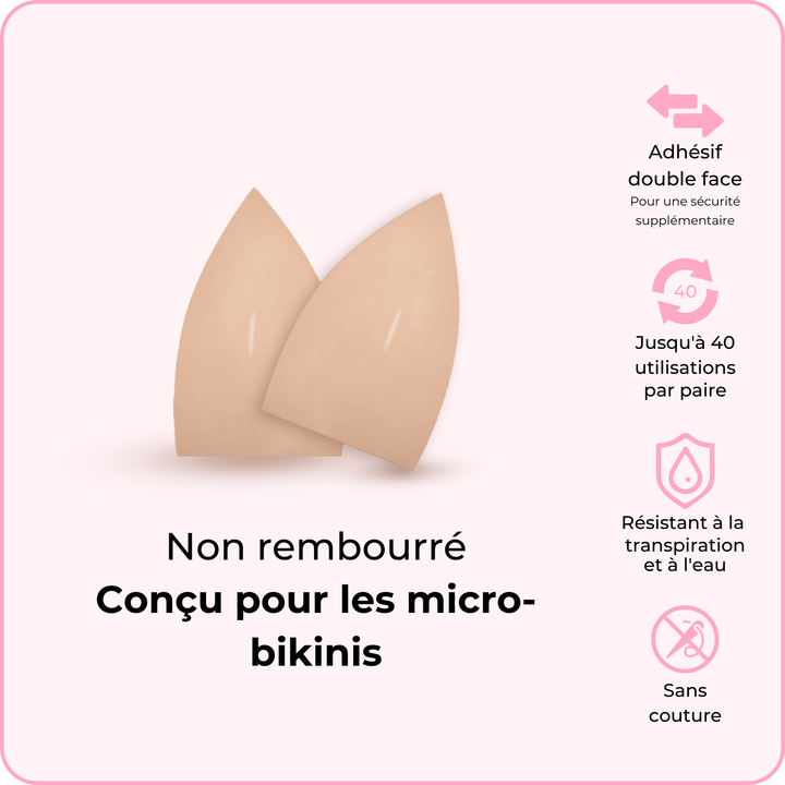 Coques Micro Lift (Deux paires) - beige