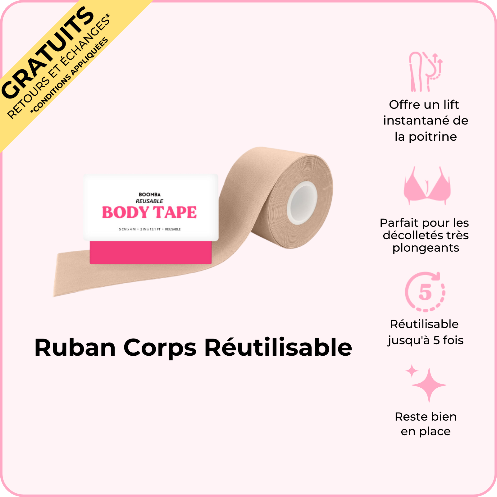 Ruban Corps Réutilisable
