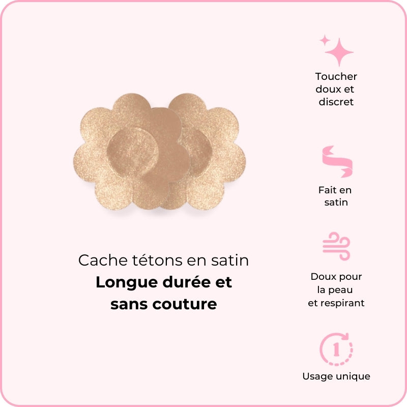 Cache Tétons Satin