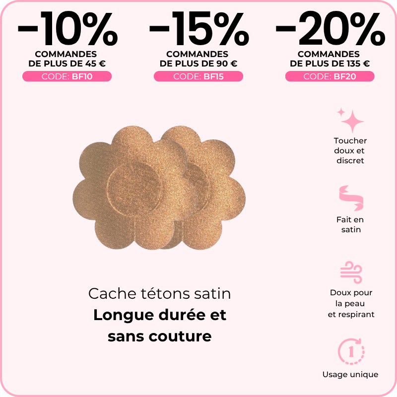 Cache Tétons Satin