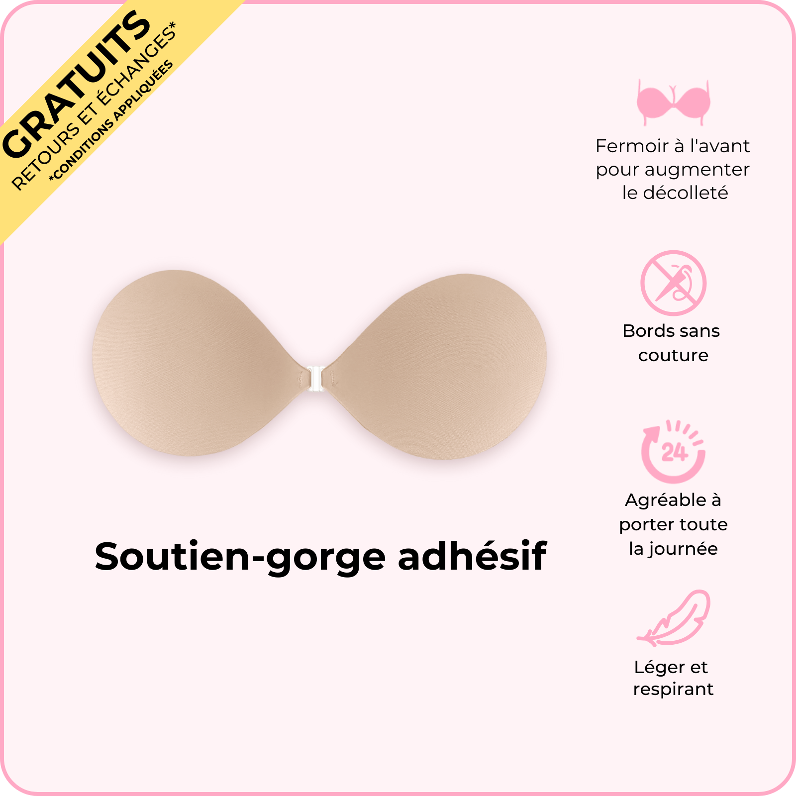 BOOMBA Soutien-gorge adhésif